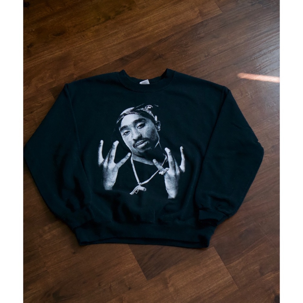 Retro Tupac Crewneck (Size/M)